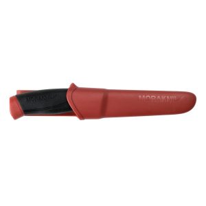 Morakniv Companion (S) rozsdamentes túrakés, tőr + tok - 10,9cm, bordó