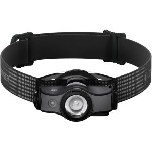 LEDLENSER MH5 outdoor tölthető LED fejlámpa 400lm/180m 1x14500 Li-ion, fekete/szürke - kép 1
