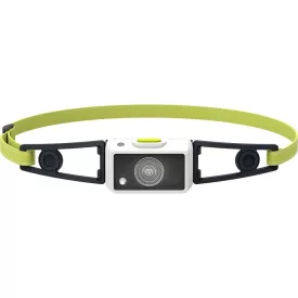   LEDLENSER NEO1R fejlámpa – 250 lm, 80 m, ultrakompakt, tölthető, fehér/lime
