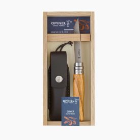   OPINEL Tradition Luxe No. 08 – olívafa markolat, díszdobozos prémium zsebkés