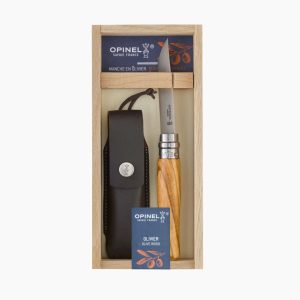 OPINEL Tradition Luxe No. 08 – olívafa markolat, díszdobozos prémium zsebkés