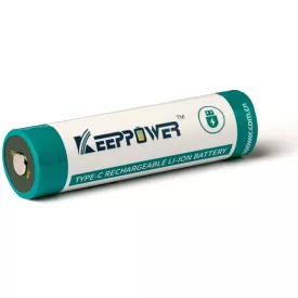 KeepPower 18650 3,7V 4000mAh védett Li-ion akkumulátor USB