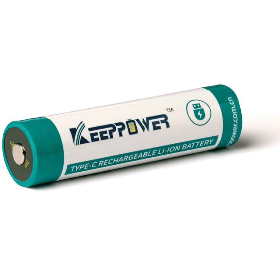 KeepPower 18650 3,7V 4000mAh védett Li-ion akkumulátor USB