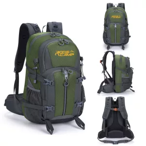 RoosCamp vákuum túra hátizsák zöld 40l