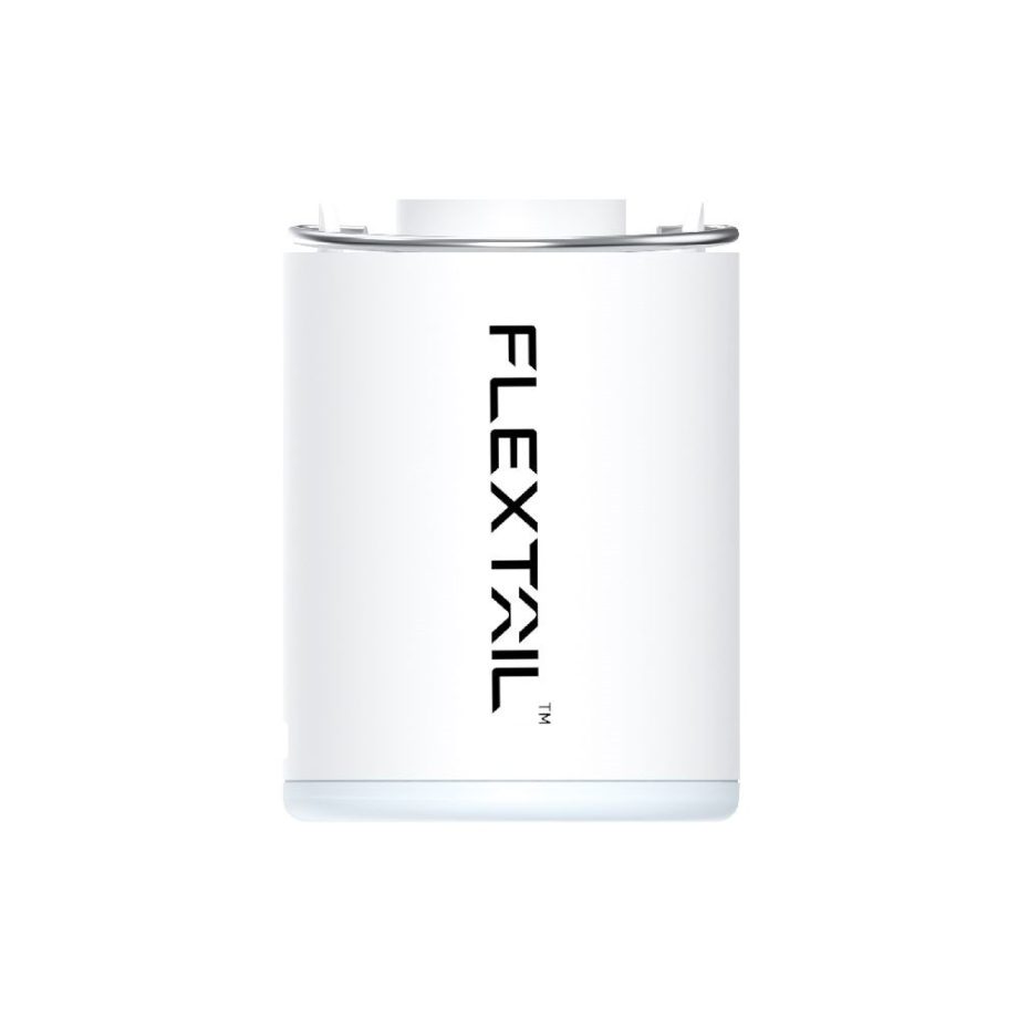 Flextail Tiny Pump X – Kompakt 3 az 1-ben tölhető kempingpumpa, fehér